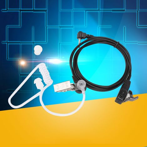 PTT-Headset mit 1-poligem 2,5-mm-Anschluss für Motorola-Funkgeräte
