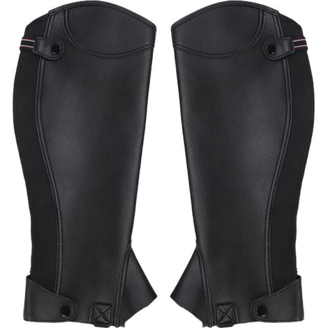 Demi-chaps équestres pour adultes protège-jambes de protection en microfibre Chap équitation 3XL