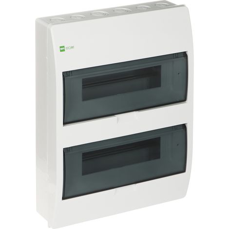 Aufputz-Verteilerkasten 24-Modul ELEGANT-2X12/NT/W/EPN Elektro-Plast