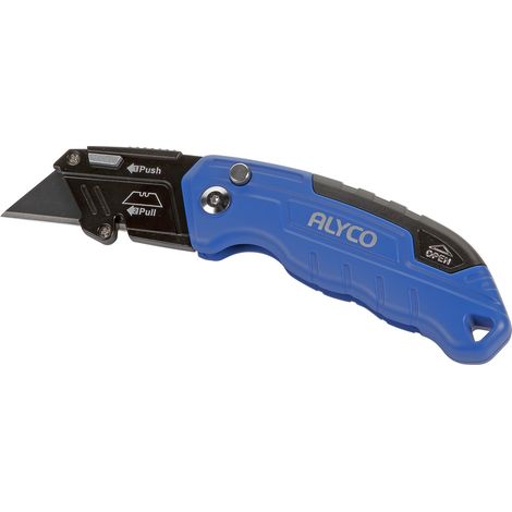 Cutter Abatible Aluminio + 3 Cuchillas SK2H ALYCO