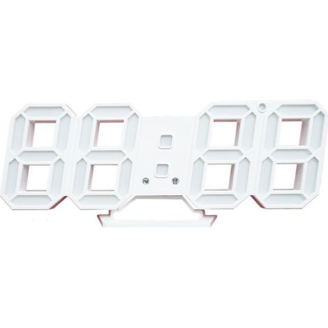 Horloge d'Alarme Numérique Nordique Murale Suspendue de Table Snooze Calendrier et Thermomètre électronique (1/5)