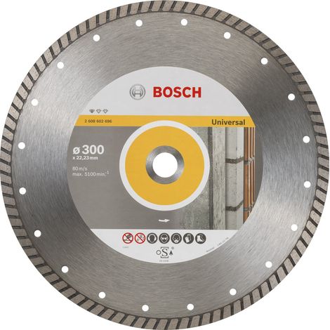 Bosch Disco de diamante Standard for Universal Turbo 300x22,23x3x10 mm 2608602696