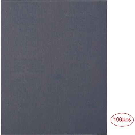 Ortviai Papier abrasif P400 brun imperméable pour usage humide et sec – 100 pièces (1/5)