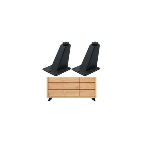Pieds De Table Meuble Canapé - Convient pour Armoire Table Basse TV Et Autres Meubles Hauteur Réglable 4 Pièces 8 X 7 6,3 cm Robuste Durable Forte (1/4)