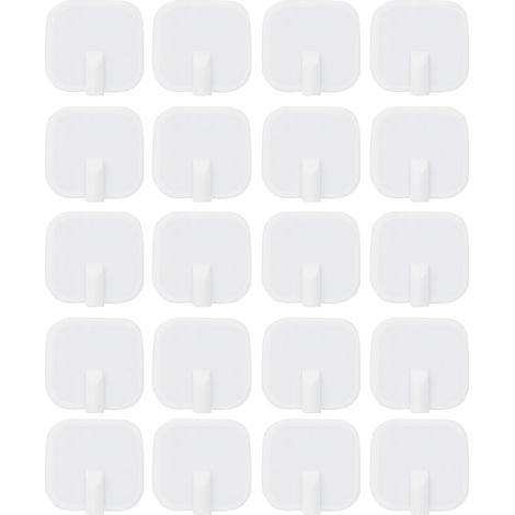 20 électrodes adhésives 4x4 cm pour appareil TENS, stimulation musculaire et électrothérapie (1/5)