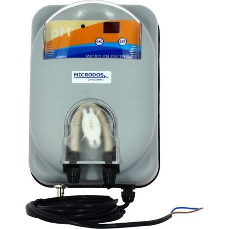 Régulateur de pH de piscine – Pompe péristaltique – Débit 3L/h – Pour piscines jusqu'à 200m3 – Alarme de surdosage