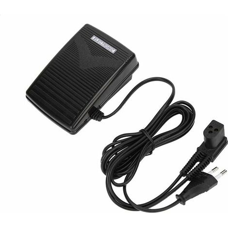 Pedal de control de pie para máquina de coser - Pedal de control de pie con cable de alimentación apto para máquina de coser Singer 974, (1/5)