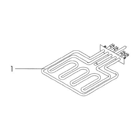 RESISTANCE GRILL POUR FOUR KUPPERSBUSCH - 7363350