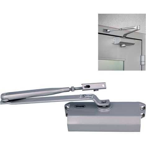 AMIG Ferme-porte 777 Force 2/3/4 Aluminium Argent (1/2)