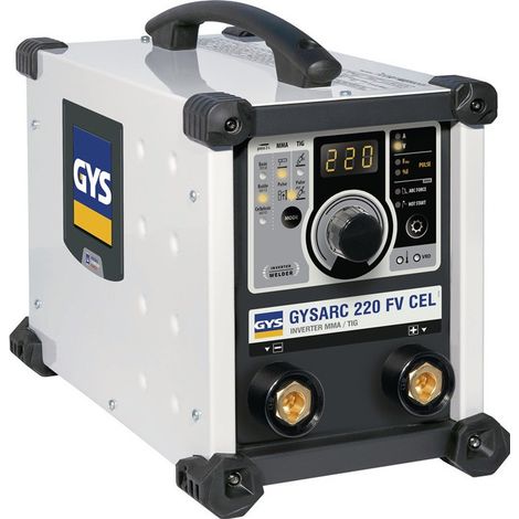 Saldatrice a elettrodi GYSARC 220 FV CEL con accessori 10-220 A