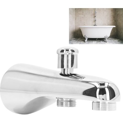SJLERST Bec de Baignoire, Robinet de Douche, Baignoire Simple, Inverseur G1 en Laiton, Connecteur d'interface G1 2 G1 pour écrans Anti-éclaboussures de Bulles (1/5)