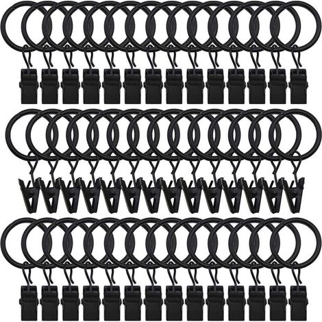 Set di 42 anelli fermatende in stile retrò color ruggine, diametro interno 2,5 cm (1/4)