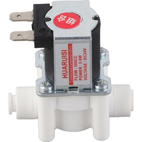 Électrovanne de vidange 24 V normalement fermée, 300 cm3, pour purificateur d'eau (1/4)