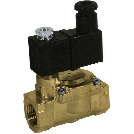 ELETTROVALVOLA 2 VIE PER ACQUA COMPLETE DI BOBINA E CONNETTORE 230 VOLT 21313V NORMALMENTE CHIUSA 1/2" (20872)