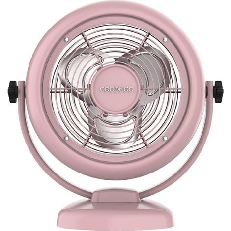 Cecotec Ventilador de sobremesa EnergySilence 800 RetroDesk Pink Cecotec