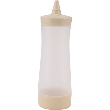 Dispensador de condimentos de cocina con botella exprimible para salsa cruda, salsa de tomate, aceite, vinagre, bote de plástico para salsas