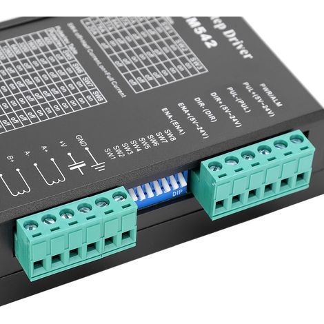 Microstep DM542 Stepper Motor Driver, High Subdivision 2-Phase PWM Control (1/5)