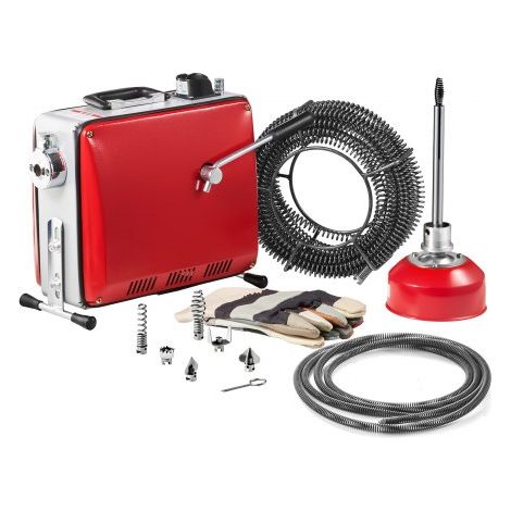 Macchina Sturatubi Elettrica per Scarico di Tubi Portatile, 390 W