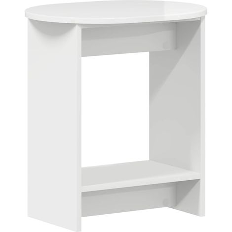 Maison Exclusive - Beistelltisch Hochglanz Weiß 50 x 39,5 x 55 cm