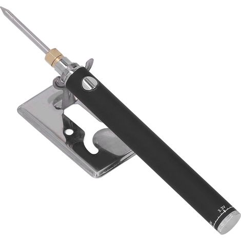 Fer à souder USB à chargement sans fil, outil de soudage portable alimenté par batterie, pour une utilisation intérieure et extérieure, noir. (1/5)