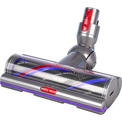 Upgrade V11 Brosse High Torque pour Dyson V11 V15 V10 V8 V7 SV10 SV11 SV12 Tête de Nettoyage pour Dyson Aspirateur Anti-Enchevêtrement Aspiration Réglable Pièce de Rechange pour Sols Durs et Tapis (1/5)