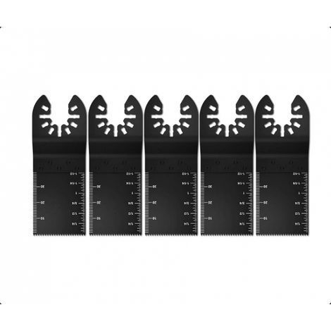 Set of 5 multi-function saw blades, accessories for wood, metal, plastic, multi-tool, oscillating accessories, quick release for Bosch Fein Multimaster Multitalent (1/5)