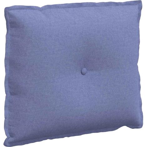 Coussin de Dos Bleu denim 60 x 19 x 50 cm tissu