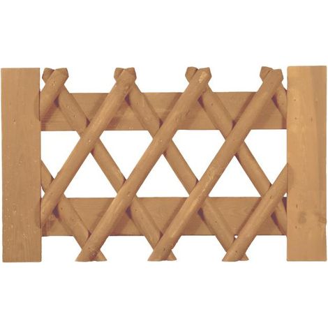 Jägerzaun braun Tor 100 x 60 cm