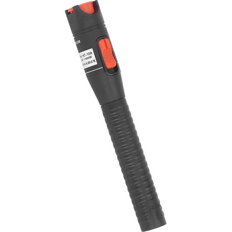 10A Glasfasertester, leistungsstarker roter Lichtstift, schneller und genauer Fehlerortungsgerät, 2,5-mm-Anschluss, starke Lichtquelle, zuverlässige optische Detektion (10 mW). (1/5)