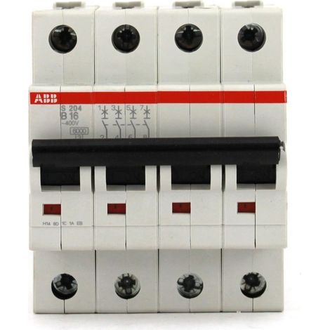 Interruttore magnetotermico 4P 4MOD.16A (EXS623469) Abb
