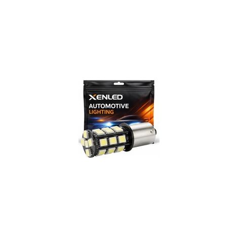 Ampoule P21W - 27 LED SMD - anti-erreur - Blanc - CANBUS sans erreur au tableau de bord (1/5)