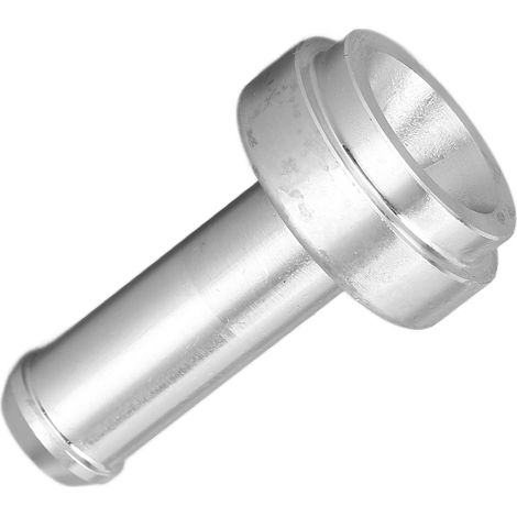 Raccord cannelé de tuyau de 3/8 pouce, en aluminium soudé, résistant à l'huile et à la corrosion, type universel, convient aux applications automobiles. (1/5)