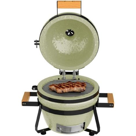 Cecotec Barbecue en Céramique Gril à Charbon DragonFire 3200. Résistant à 1000 ºC Diamètre 32 cm Système Rise & Feast (1/3)