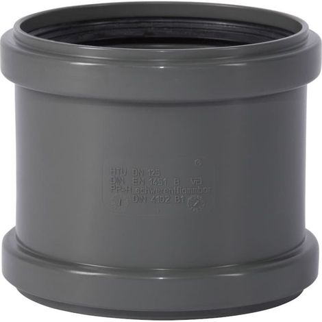 Manchon Coulissant HTsafeU DN125 - Raccordement Facile pour Assainissement