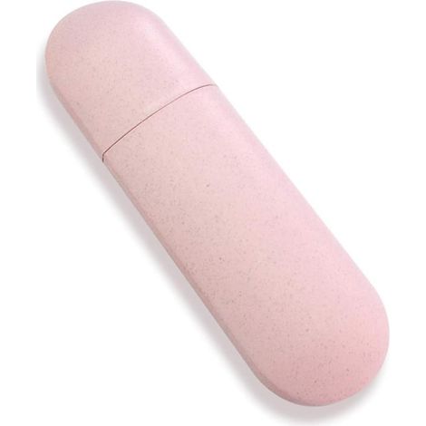 étui de Brosse à Dents de Voyage écologique Matériau de Paille de Blé Support de Dentifrice sans Couvercle de Brosse à Dents en Plastique (1/5)