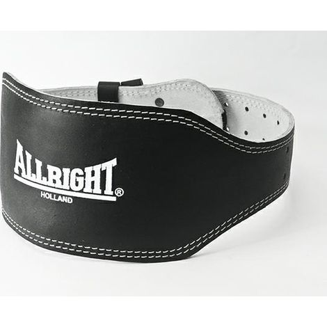 Cinturón ancho de culturismo talla L negro allright 2908