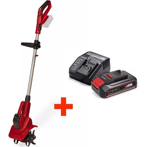 Einhell Akku Bodenhacke GE-CR 18/20 Li E-Solo + 2,5 Ah Akku Starter Kit
