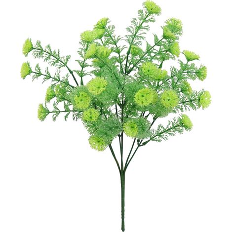 Tige Artificielle De Verdure - Plante Synthétique En Plastique - Pour Décoration Intérieure Mariage Centre De Table Style Ferme - 1 Pièce (1/5)