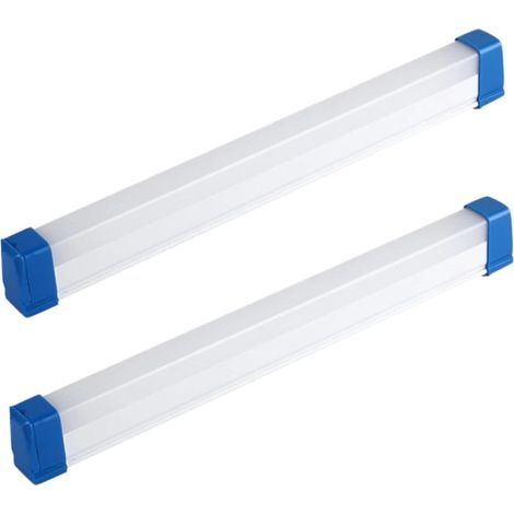 Lumière d'urgence à LED sous le comptoir d'éclairage LED Light Light USB ampoule Armoire ABS La lumière peut être déplacée 2 pièces (1/4)