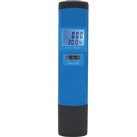 Kit digitale per il test della temperatura e del potenziale di ossidoriduzione (ORP) per piscine, con display retroilluminato per misurazioni rapide e precise. Termometro multifunzionale per spa, vasc (1/5)