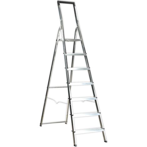 Sealey Step Ladder 7-Tread Aluminium - EN 131 ASL7
