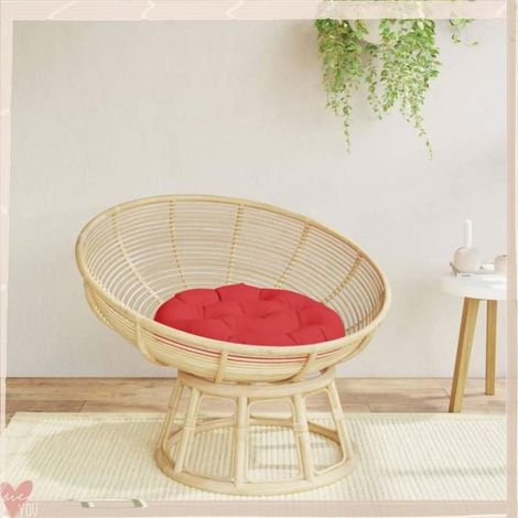 361946 Coussin rond rouge 60 x11 cm tissu oxford (1/5)