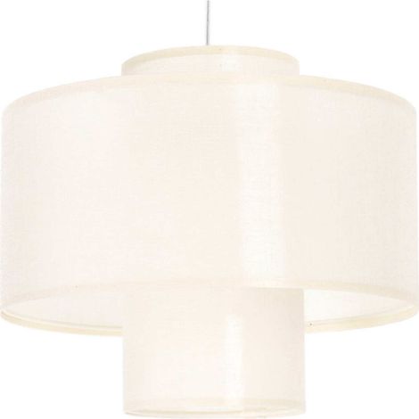 Suspension en jute et lin beige design naturel pour chambre enfant - Beige naturel jute et lin (1/5)