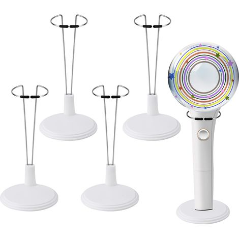 5pcs Support Bâton Lumineux, Support de Poupée Lightstick Stand Kpop Présentoir Figurine d'Action et Lightstick Support pour Stray Kids / Ateez / Enhypen / Twice Lightsticks et Mini Dolls (1/5)