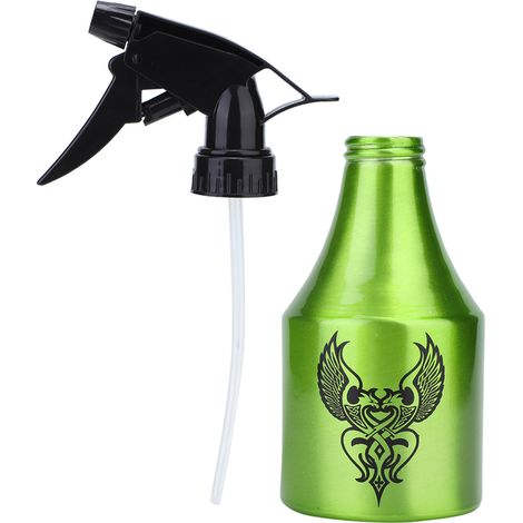 Flacon pulvérisateur professionnel en aluminium pour tatouage, nettoyage vert algue, spray jetable pour soin tatouage, couleur verte, 1 pièce (1/5)