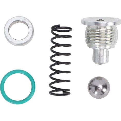 Kit de Joints de Bouchon à Ressort de Soupape de Décharge de Pompe à, Résistant à la Chaleur, Remplacement OEM Durable pour Moteur Excursion 7,3 L 1994.5 2003, Caoutchouc (1/5)