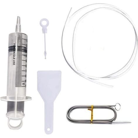 pair Kit de Nettoyage pour Réfrigérateur,Vidange De Réfrigérateur,de Trou de vidange réfrigérateur,Outils de Nettoyage pour Frigo (1/4)