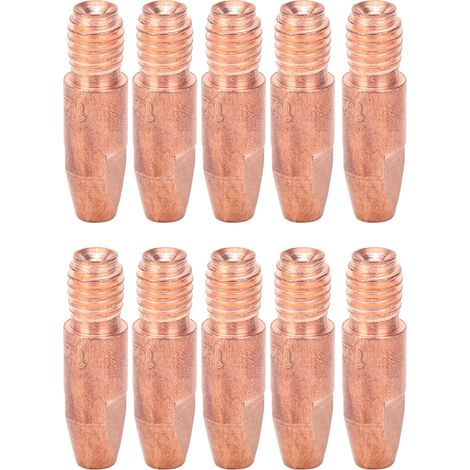 10 embouts de pistolet à souder conducteurs en cuivre M6, 36KD x 1,2 mm (1/5)