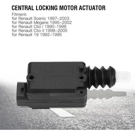Motore a 2 pin per serratura centrale porta per Renault Megane Scenic Clio 7702127213 -TUN (1/4)