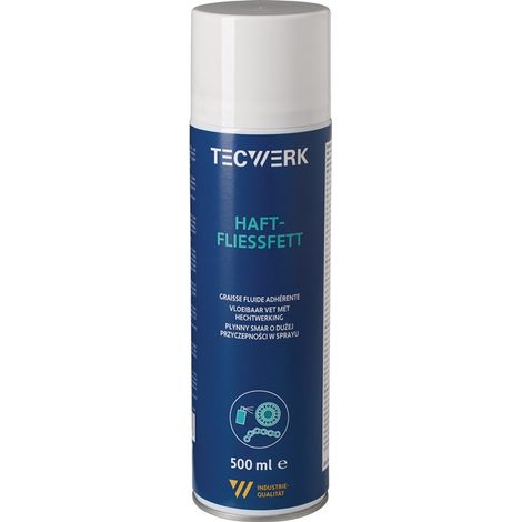 TECWERK Haftfließfett 500ml gelblich Spraydose TECWERK